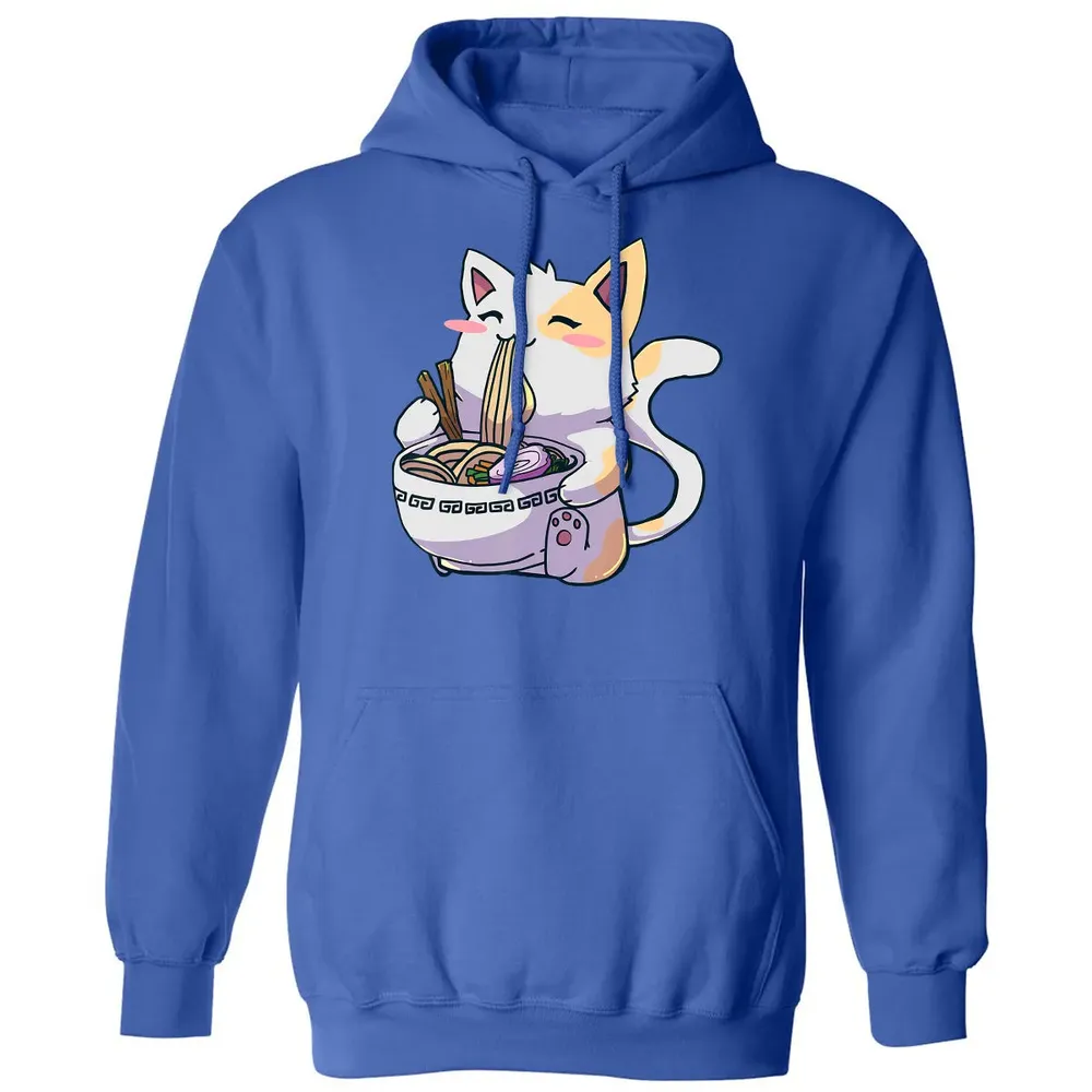 Ramen  Cat T Kawaii Anime  Japanese Gift Classic Unisex Hoodie - 9