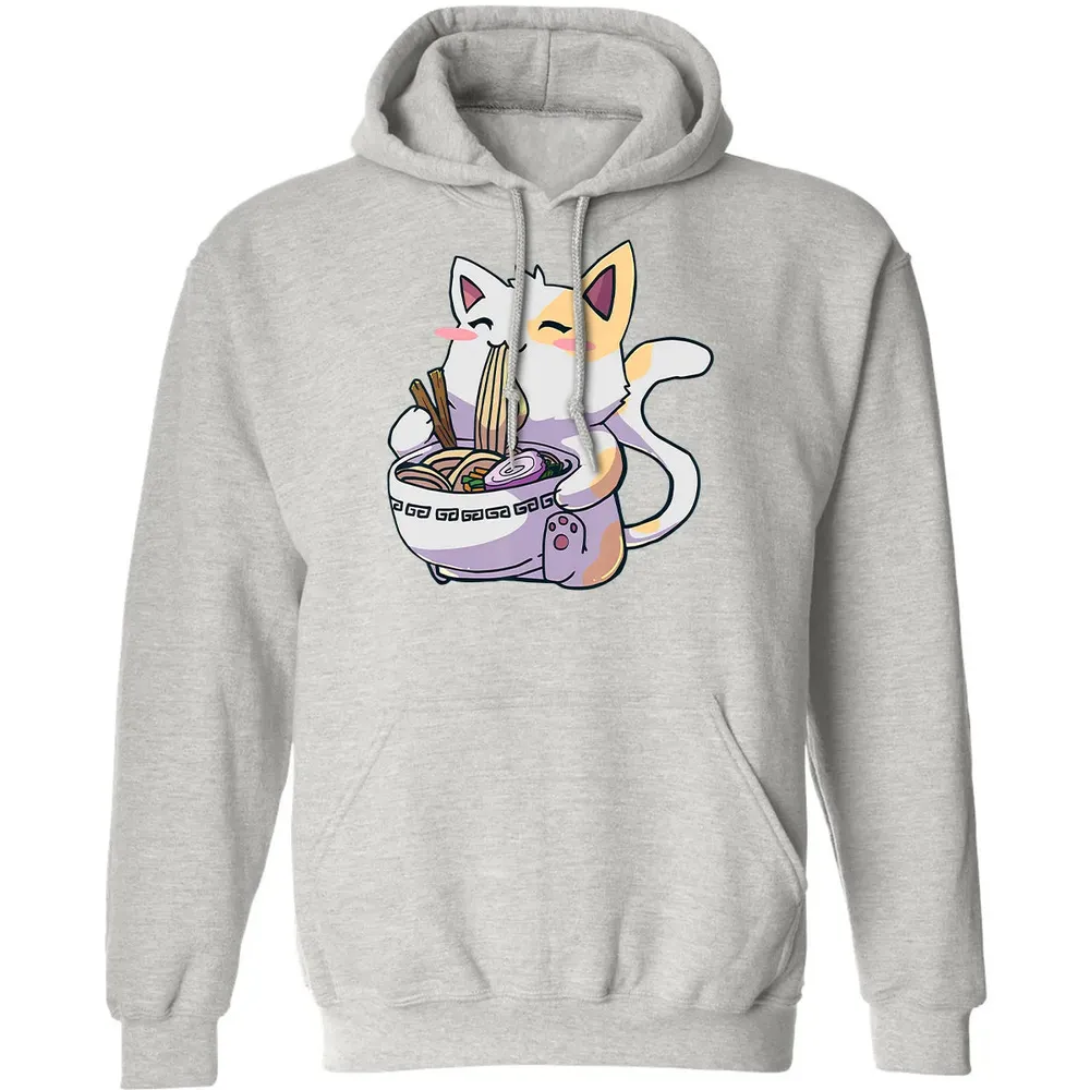 Ramen  Cat T Kawaii Anime  Japanese Gift Classic Unisex Hoodie - 8