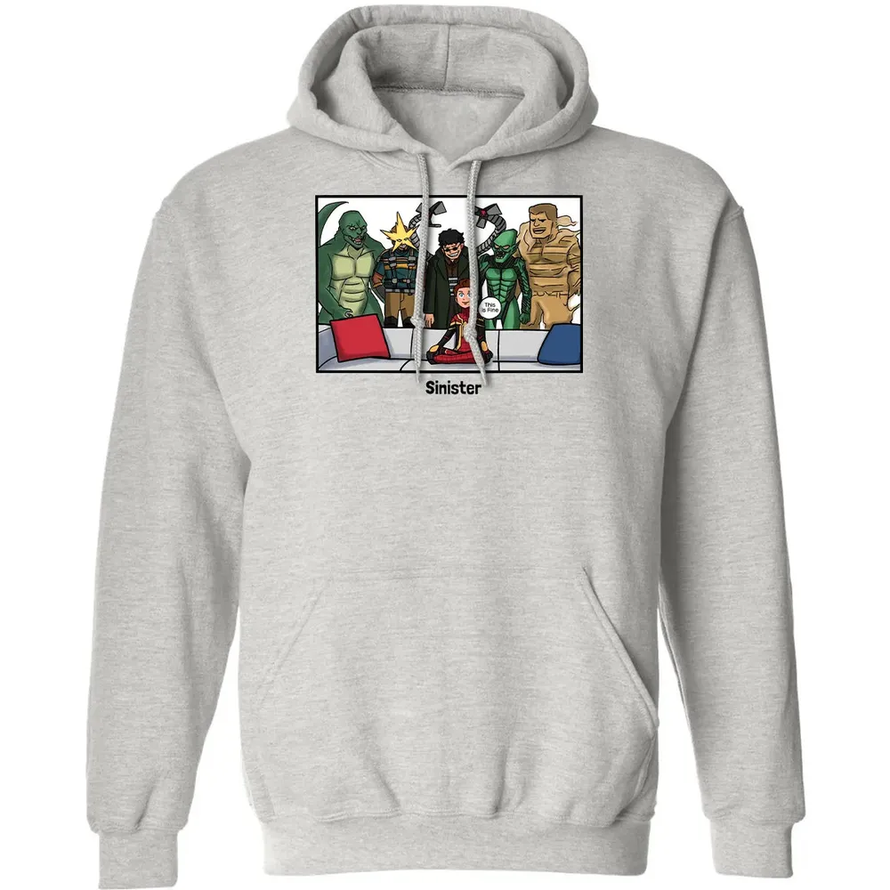 This Is Fine Classic Unisex Hoodie - 2