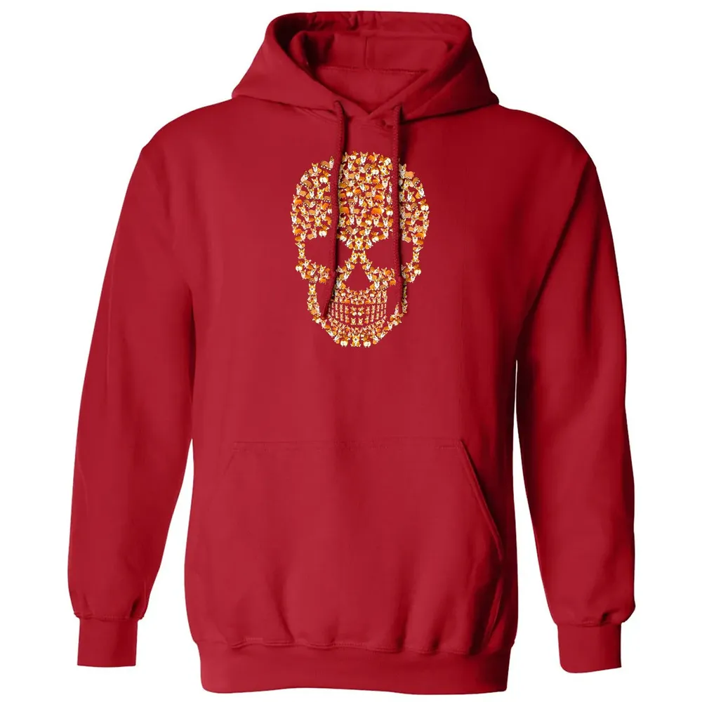 Funny Corgi Skull Halloween  For Men Womans Classic Unisex Hoodie - 5