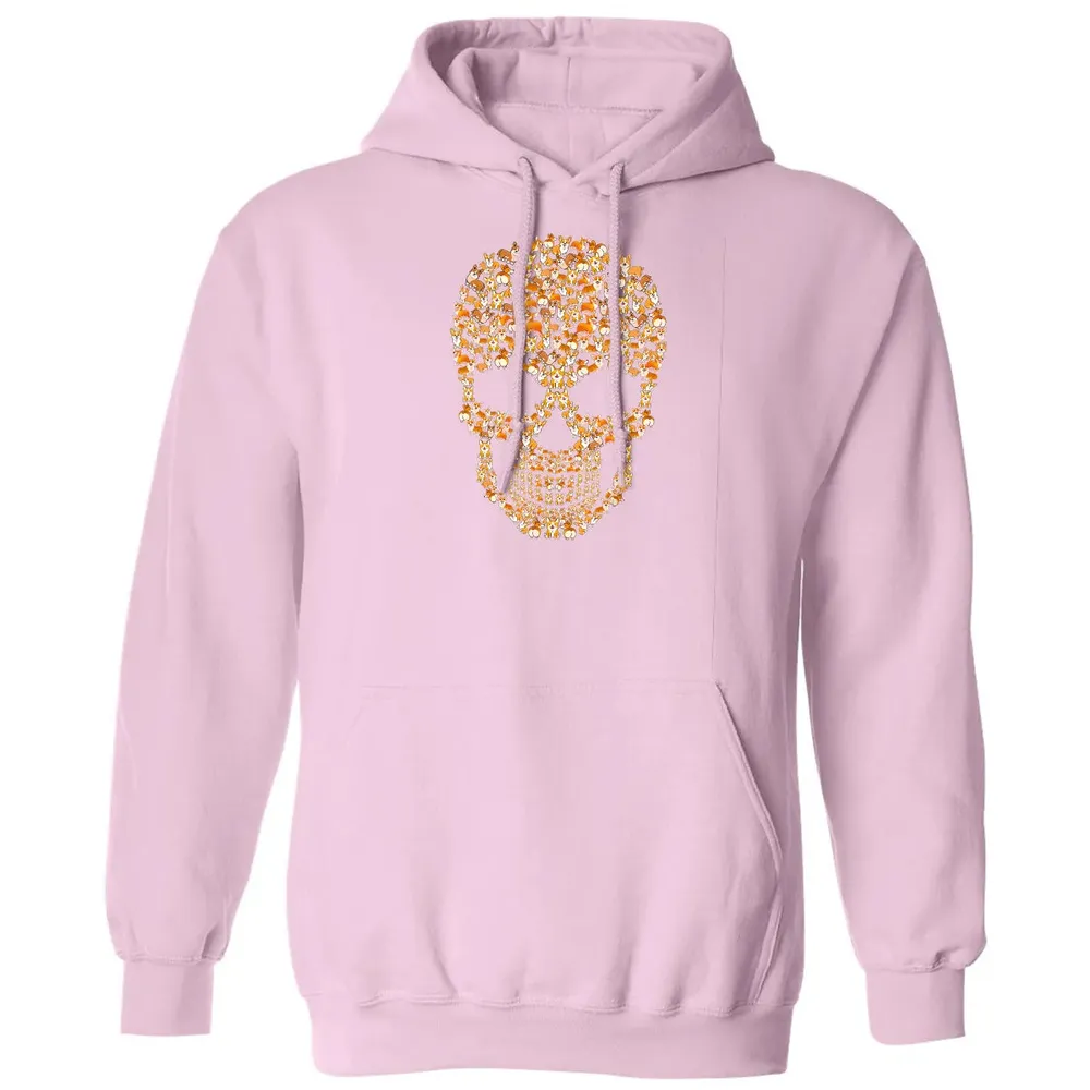 Funny Corgi Skull Halloween  For Men Womans Classic Unisex Hoodie - 3