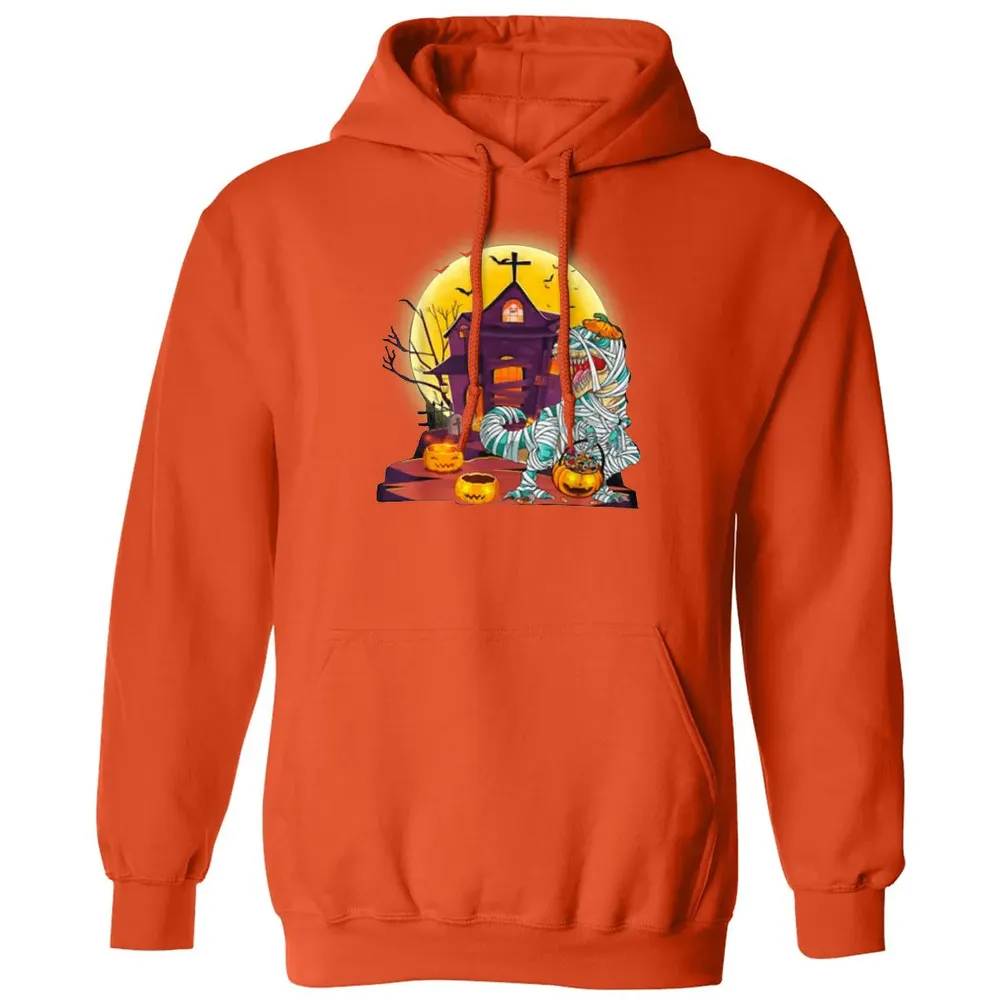 Dinosaur Mummy Halloween Classic Unisex Hoodie - 10