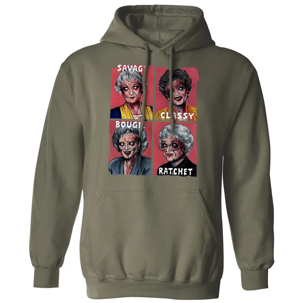 Savage. Classy. Bougie. Ratchet. Classic Unisex Hoodie - 4
