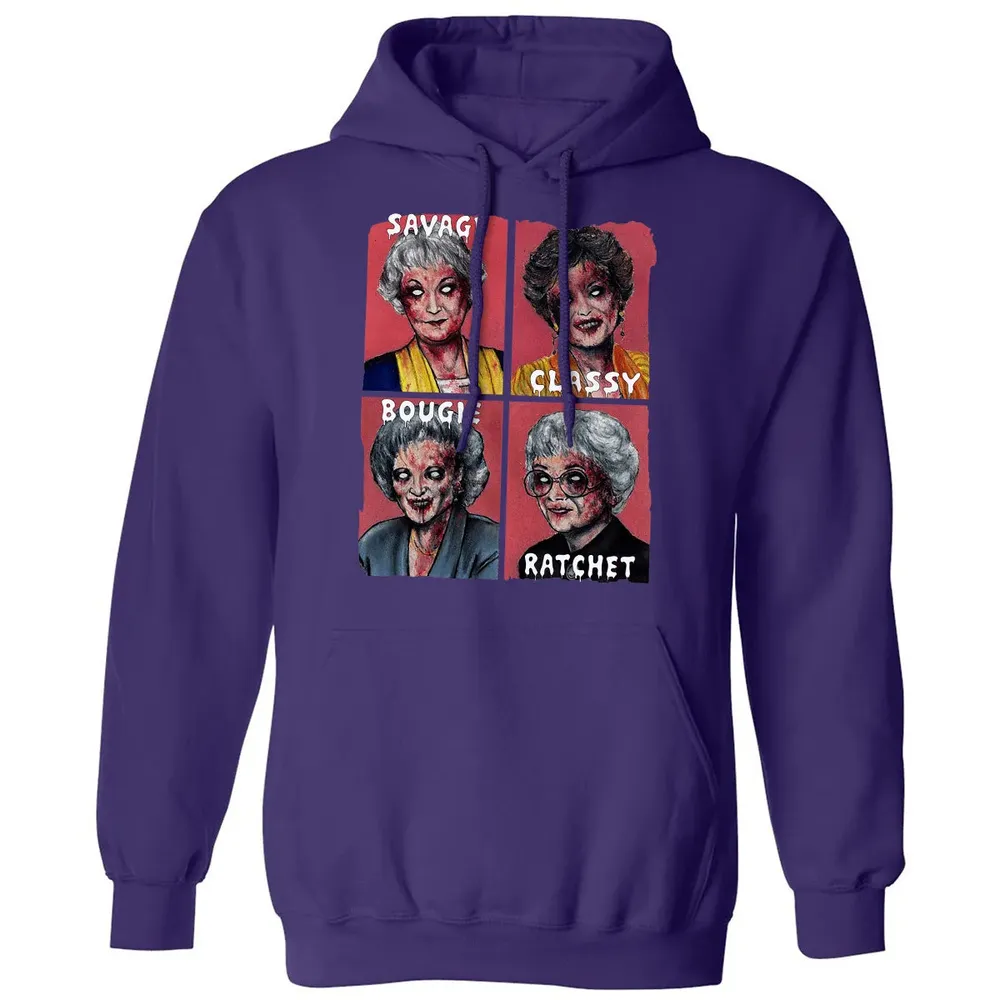 Savage. Classy. Bougie. Ratchet. Classic Unisex Hoodie - 6