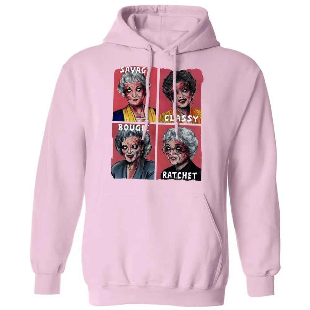 Savage. Classy. Bougie. Ratchet. Classic Unisex Hoodie - 3