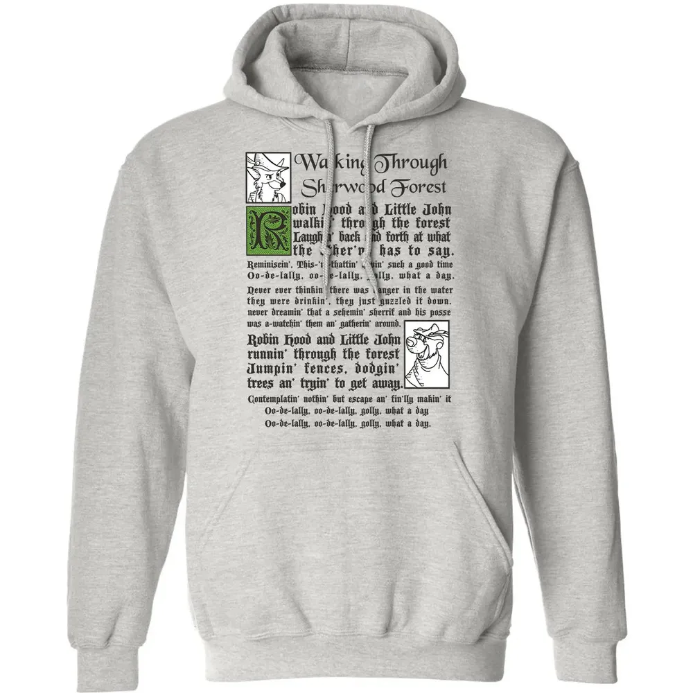 Walking Through Sherwood Forest Classic Unisex Hoodie - 2