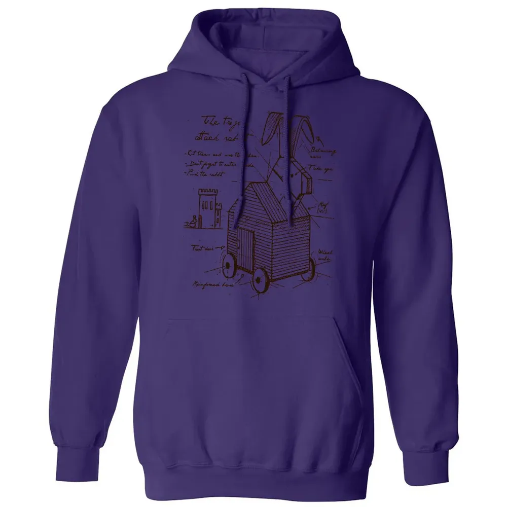 Trojan Rabbit Classic Unisex Hoodie - 6