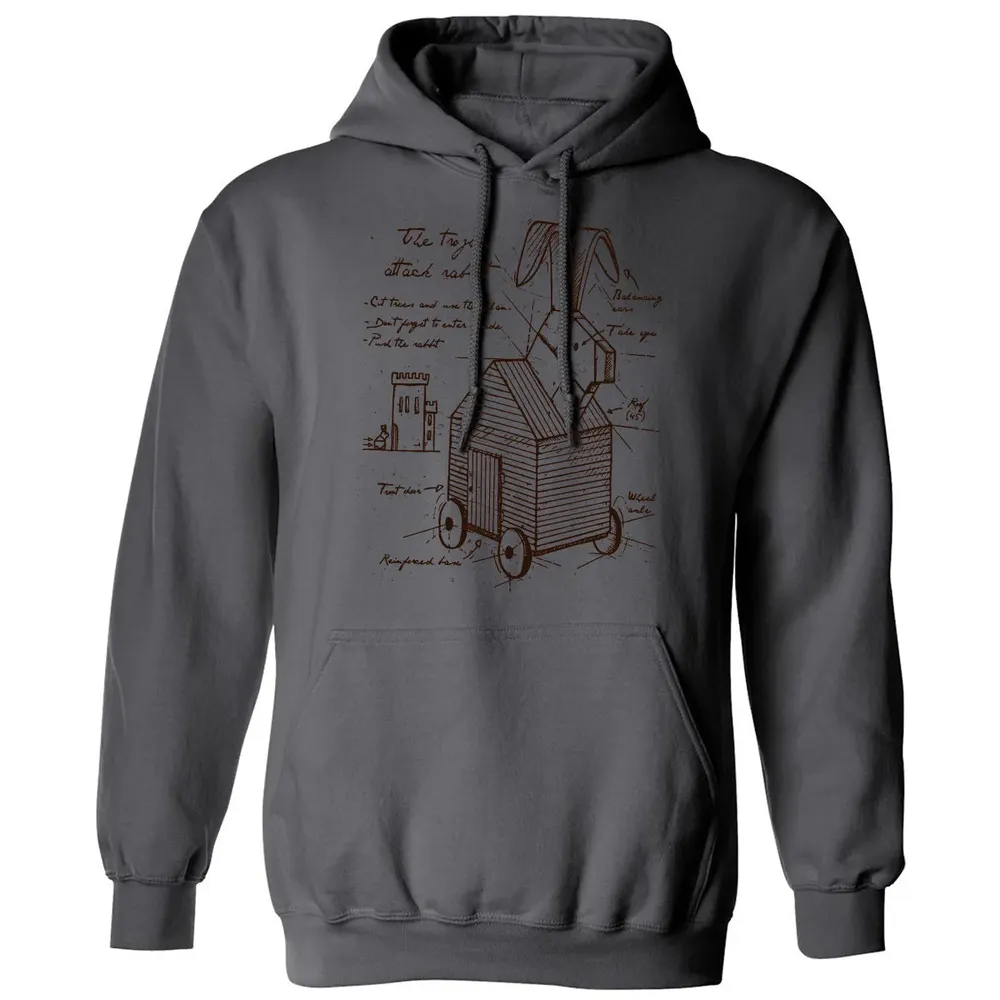 Trojan Rabbit Classic Unisex Hoodie - 7