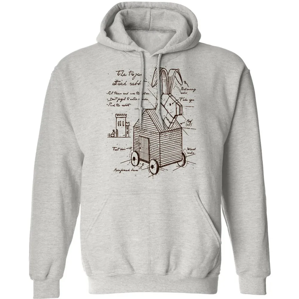 Trojan Rabbit Classic Unisex Hoodie - 2