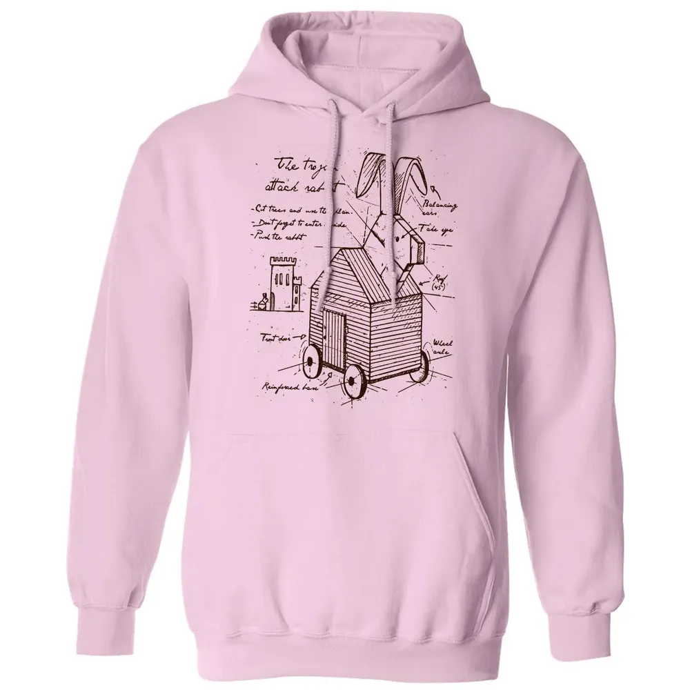 Trojan Rabbit Classic Unisex Hoodie - 3