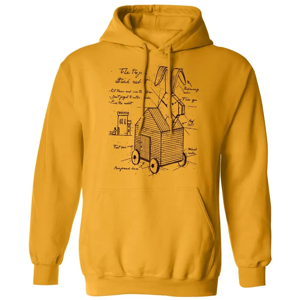 Trojan Rabbit Classic Unisex Hoodie - 12