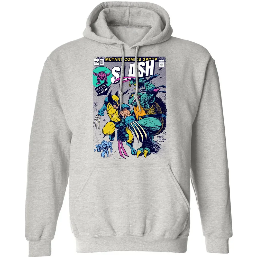 Wolvie vs Slash Classic Unisex Hoodie - 2