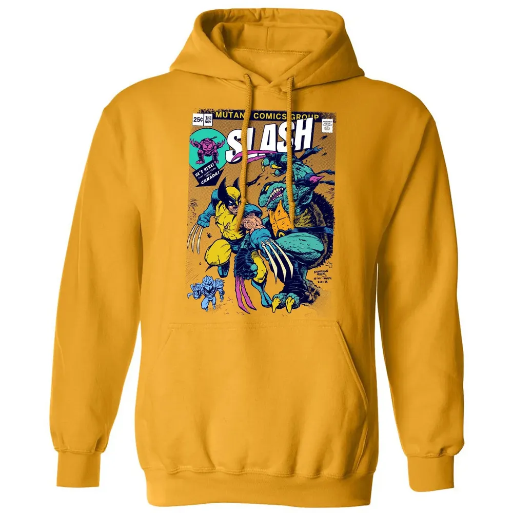 Wolvie vs Slash Classic Unisex Hoodie - 12