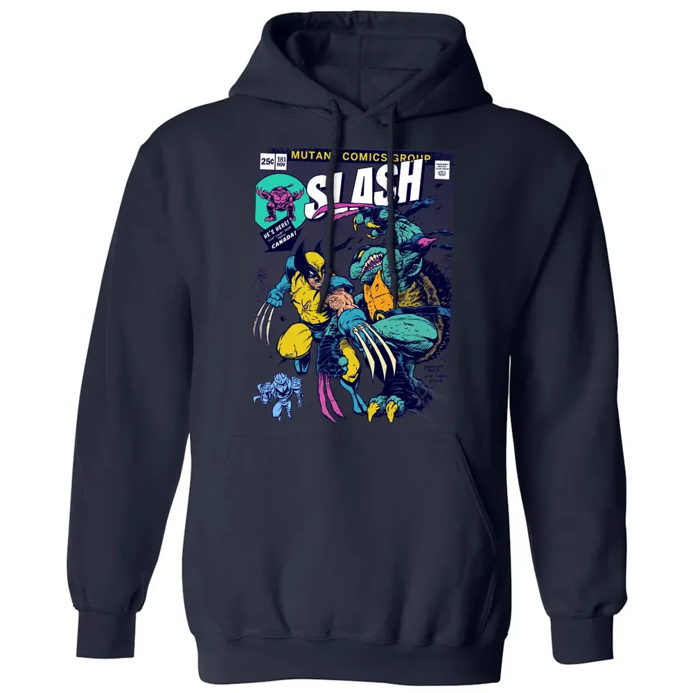 Wolvie vs Slash Classic Unisex Hoodie - 8