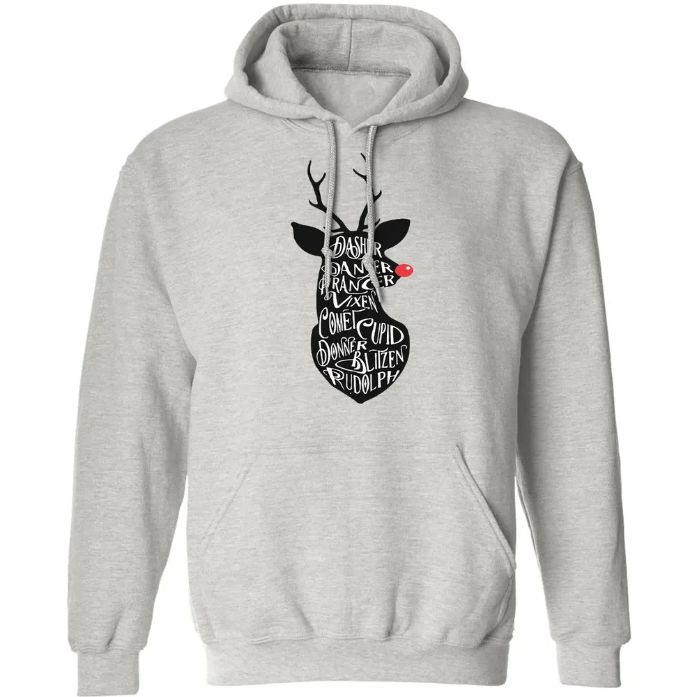 Santa Claus's reindeer Classic Unisex Hoodie - 2