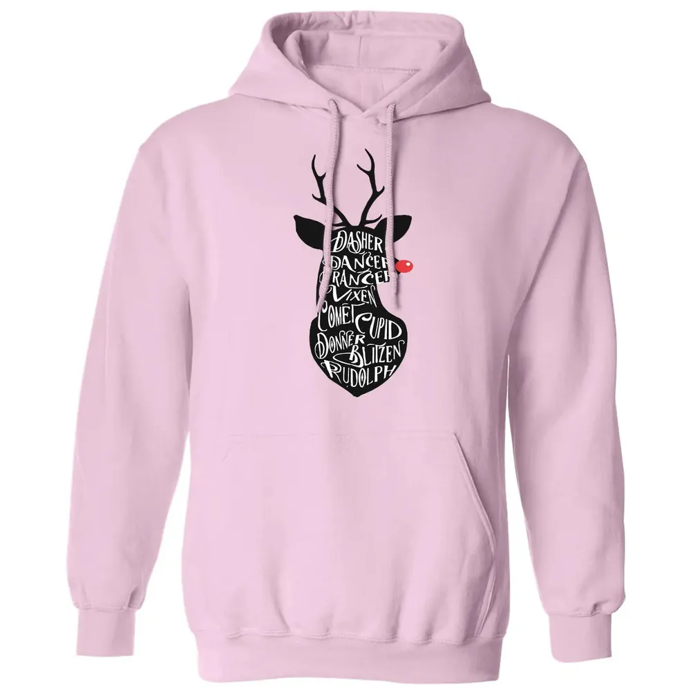 Santa Claus's reindeer Classic Unisex Hoodie - 3