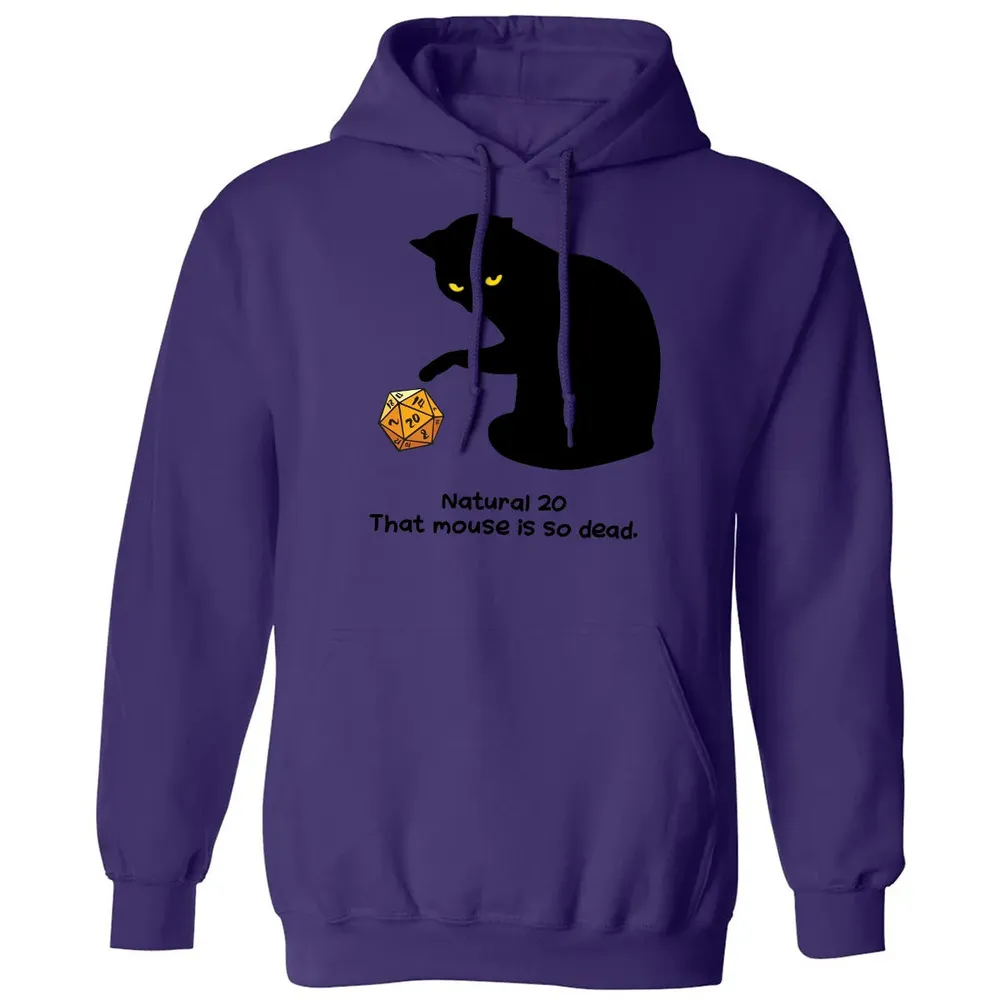 Cat Got Nat 20 Classic Unisex Hoodie - 6