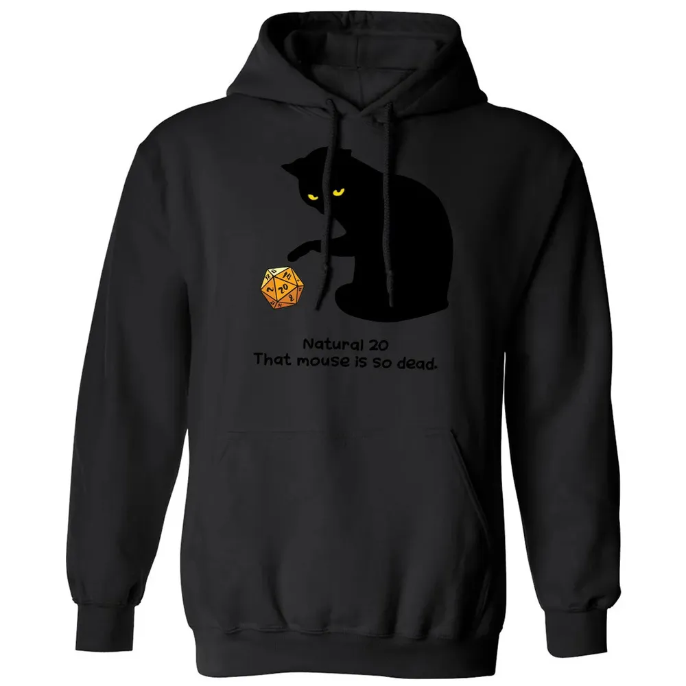 Cat Got Nat 20 Classic Unisex Hoodie - 11