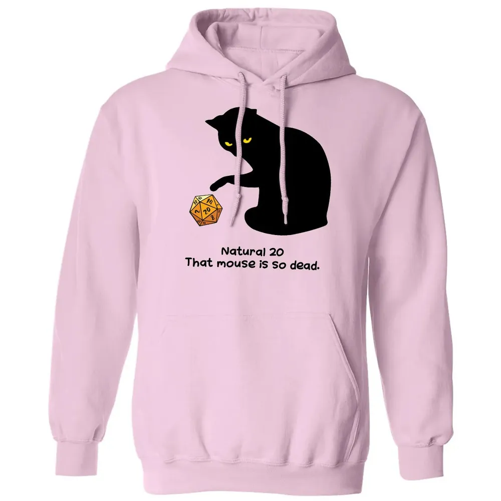 Cat Got Nat 20 Classic Unisex Hoodie - 3