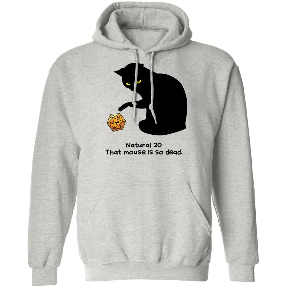 Cat Got Nat 20 Classic Unisex Hoodie - 2