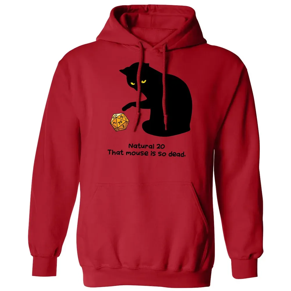 Cat Got Nat 20 Classic Unisex Hoodie - 5