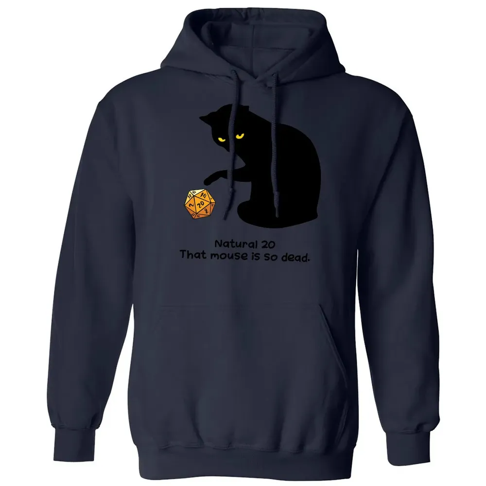 Cat Got Nat 20 Classic Unisex Hoodie - 8
