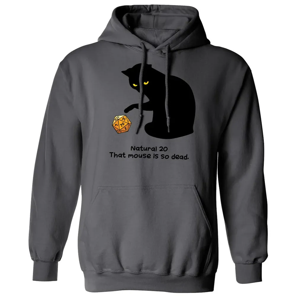 Cat Got Nat 20 Classic Unisex Hoodie - 7
