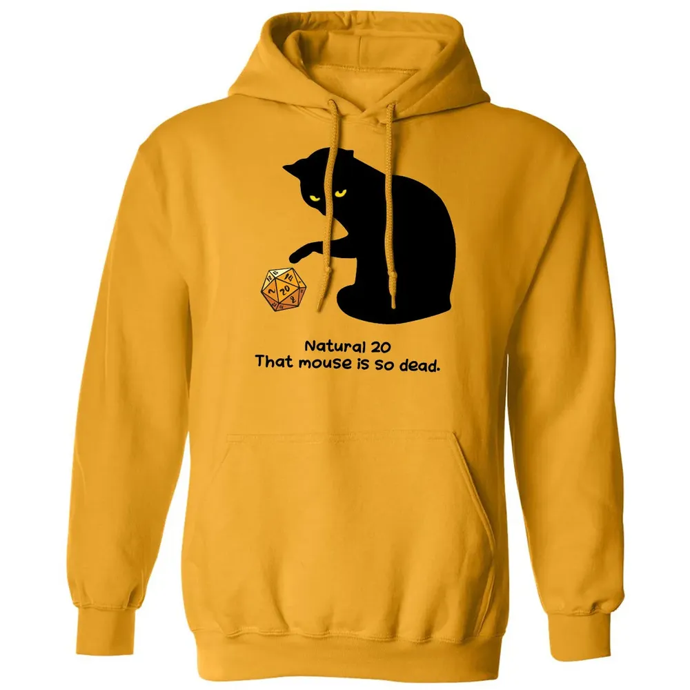 Cat Got Nat 20 Classic Unisex Hoodie - 12