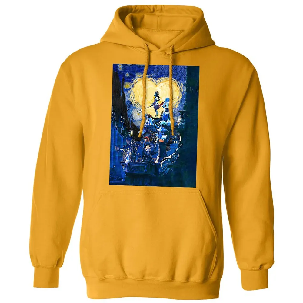 KDHearts Starry Night Classic Unisex Hoodie - 12