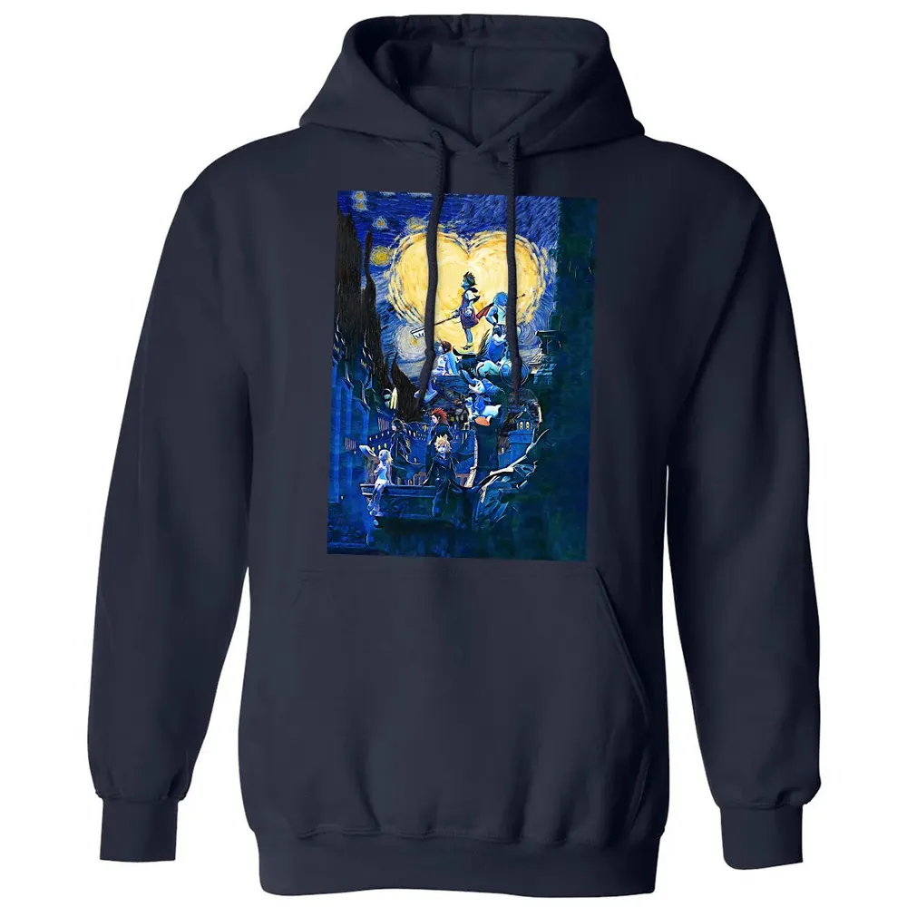 KDHearts Starry Night Classic Unisex Hoodie - 8