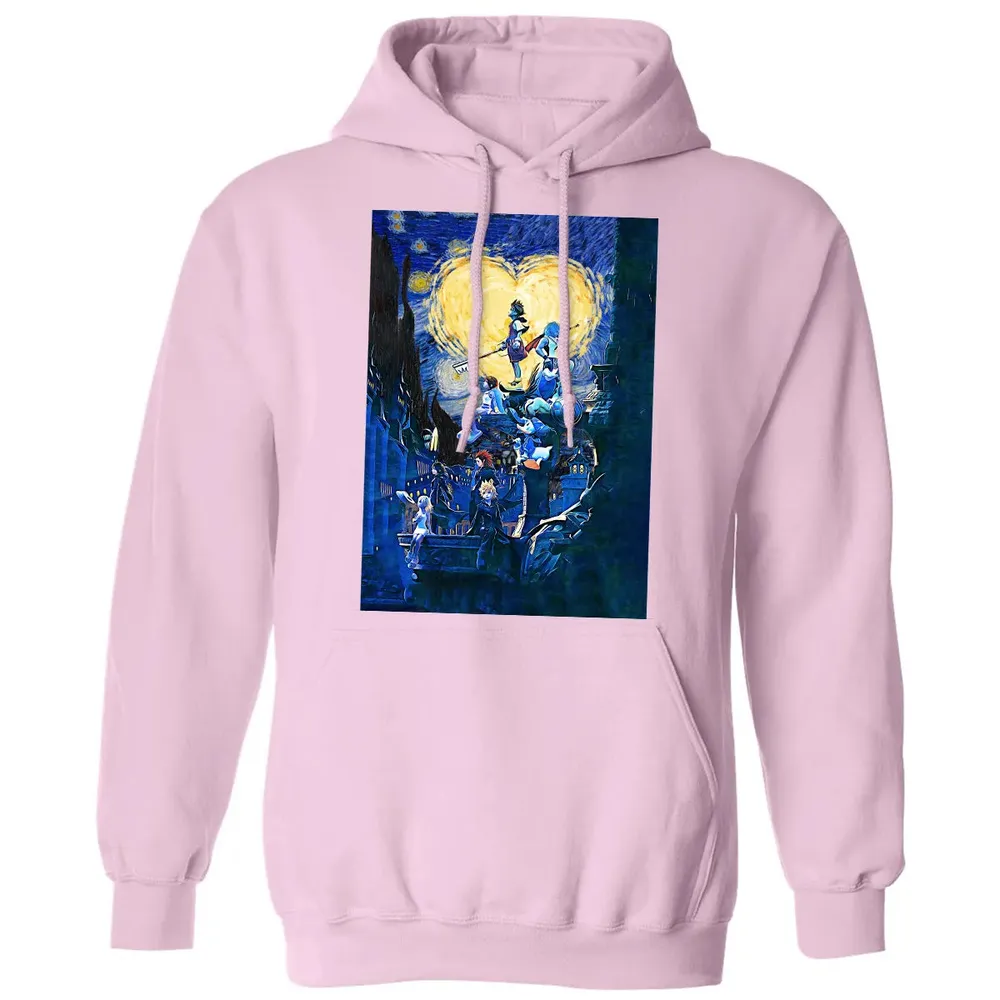 KDHearts Starry Night Classic Unisex Hoodie - 3