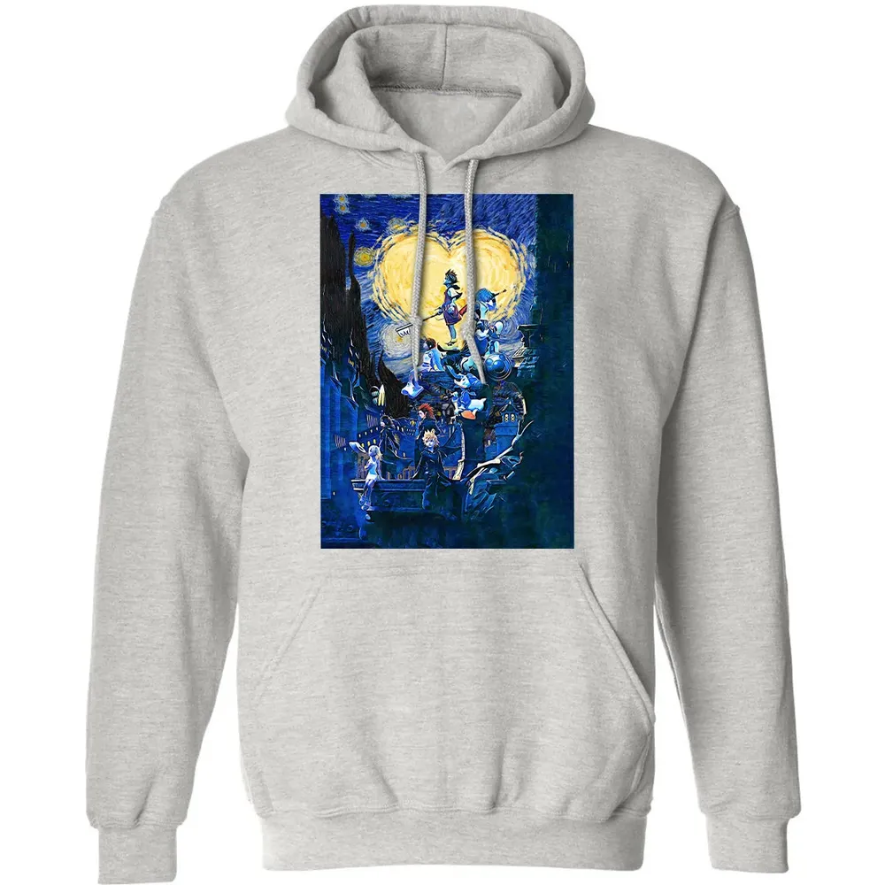 KDHearts Starry Night Classic Unisex Hoodie - 2