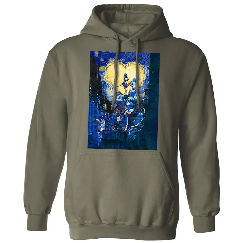 KDHearts Starry Night Classic Unisex Hoodie - 4