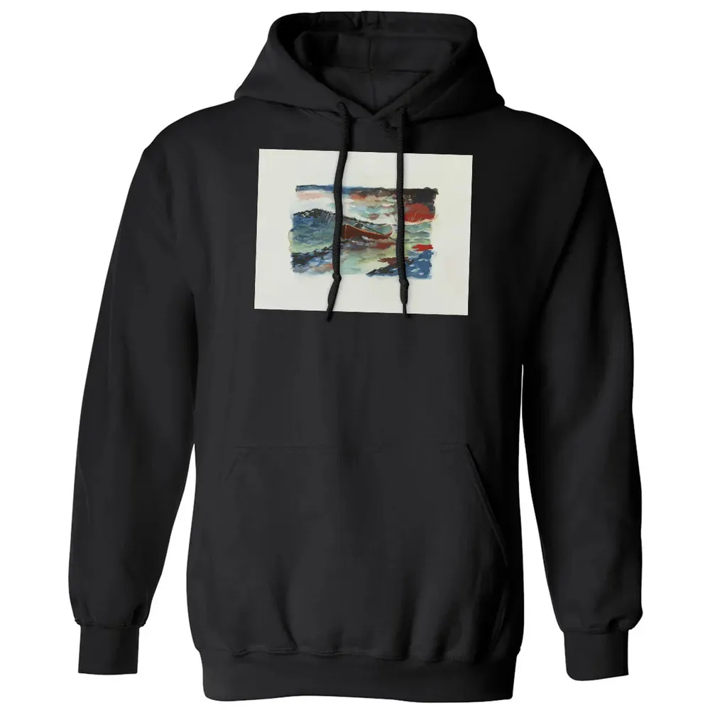 Rowboat Painting Classic Unisex Hoodie - 11