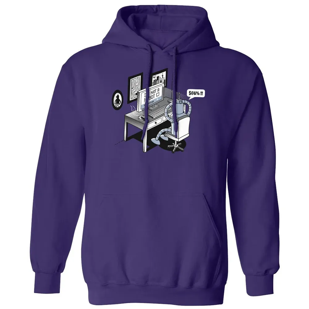 Im Not A Robot Classic Unisex Hoodie - 6