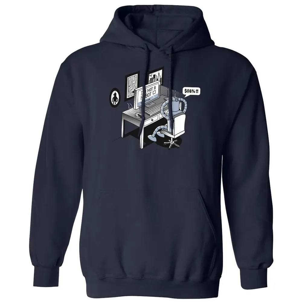 Im Not A Robot Classic Unisex Hoodie - 8