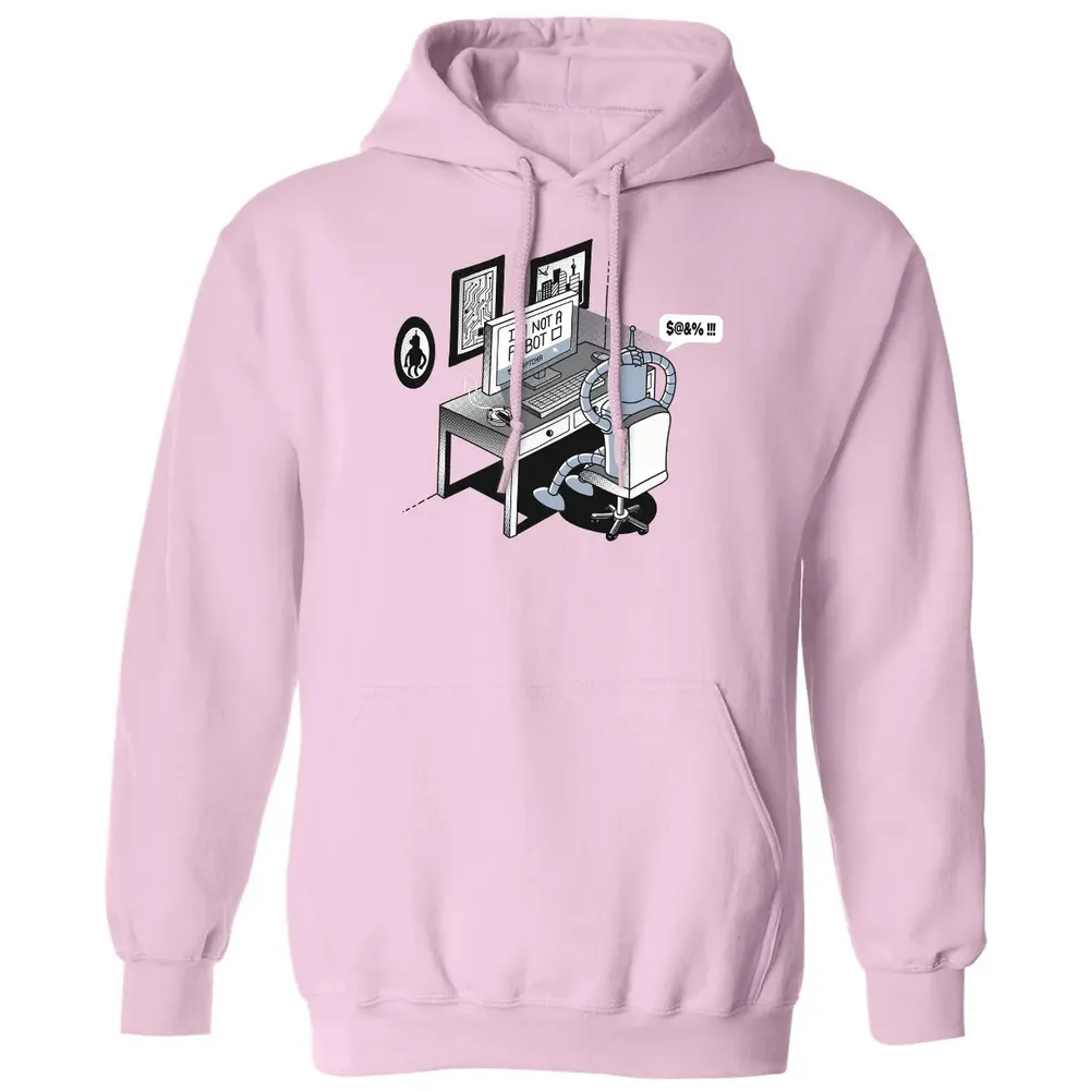 Im Not A Robot Classic Unisex Hoodie - 3