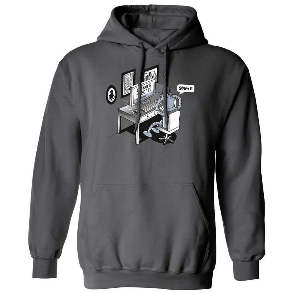 Im Not A Robot Classic Unisex Hoodie - 7