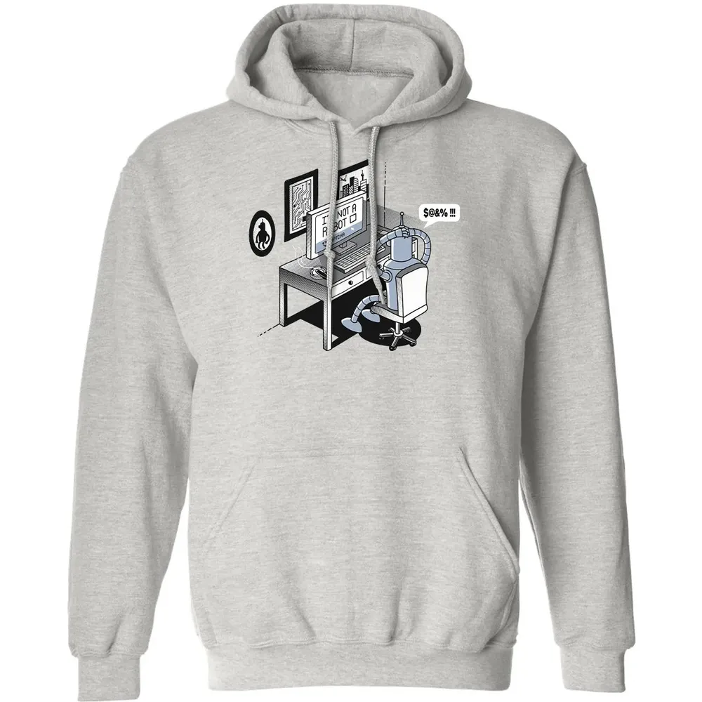 Im Not A Robot Classic Unisex Hoodie - 2