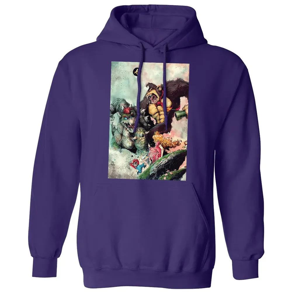 Bowser vs DK Kong Classic Unisex Hoodie - 6