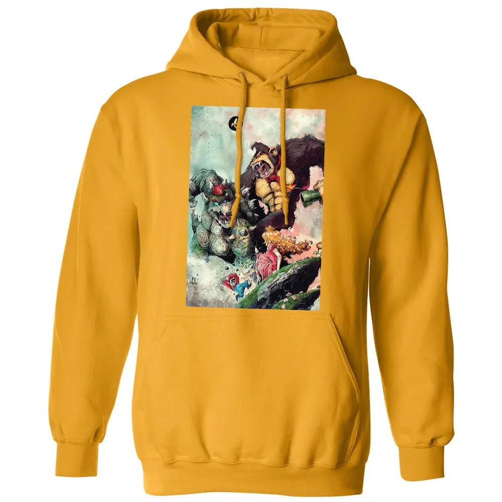 Bowser vs DK Kong Classic Unisex Hoodie - 12