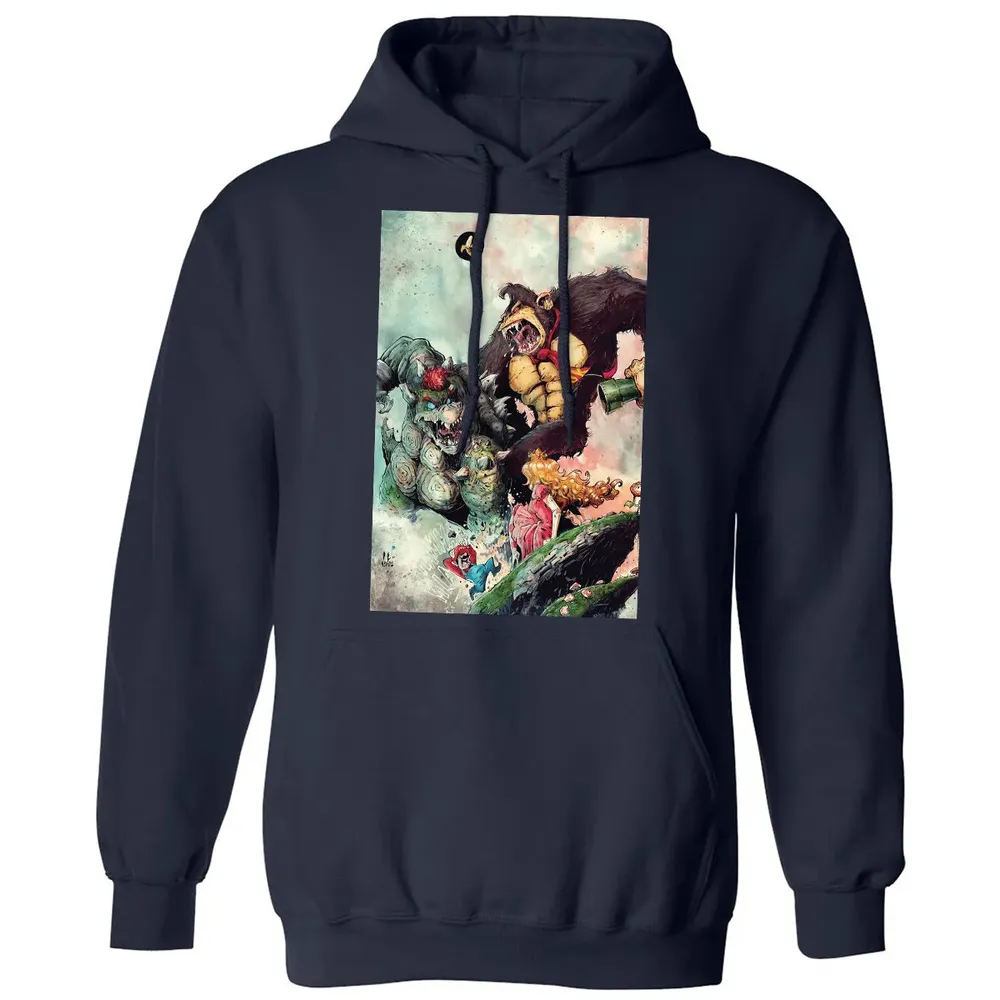 Bowser vs DK Kong Classic Unisex Hoodie - 8