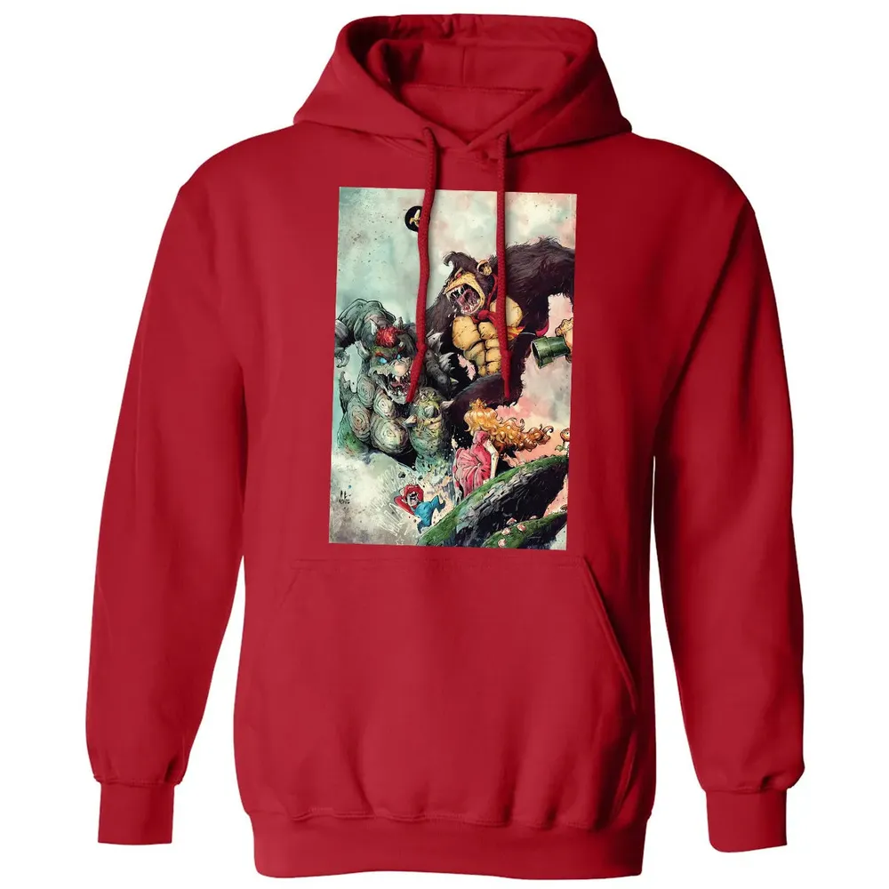 Bowser vs DK Kong Classic Unisex Hoodie - 5