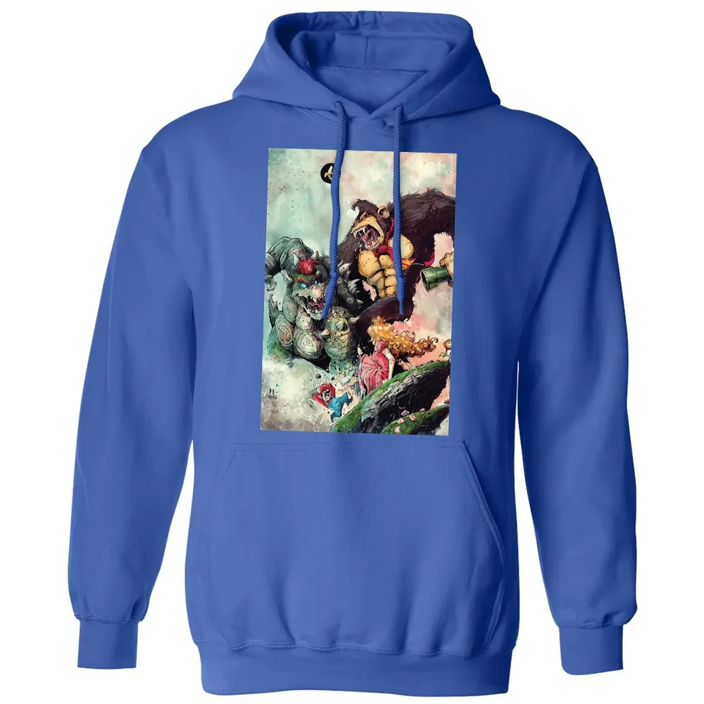 Bowser vs DK Kong Classic Unisex Hoodie - 9
