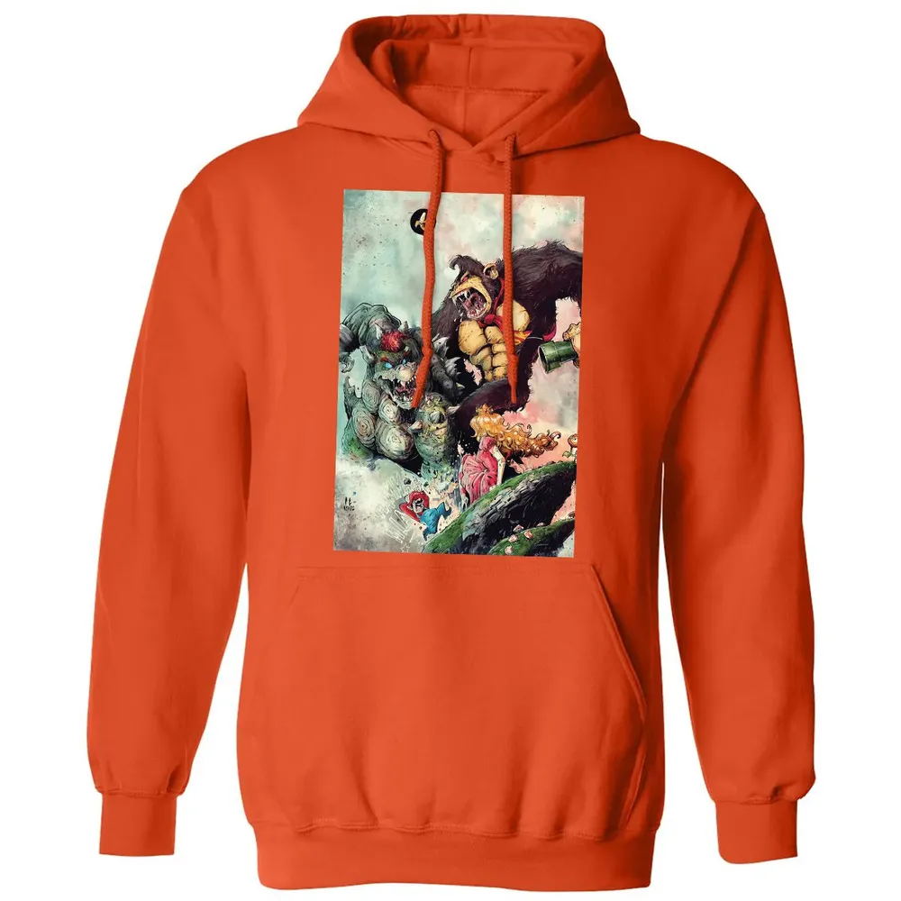 Bowser vs DK Kong Classic Unisex Hoodie - 10