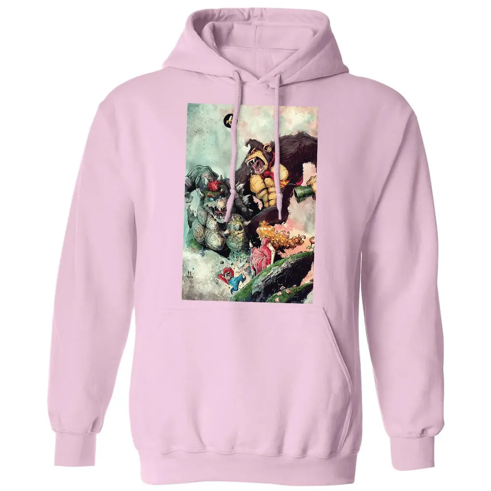 Bowser vs DK Kong Classic Unisex Hoodie - 3
