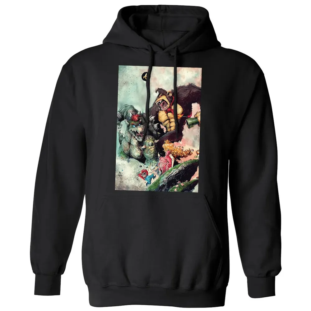 Bowser vs DK Kong Classic Unisex Hoodie - 11
