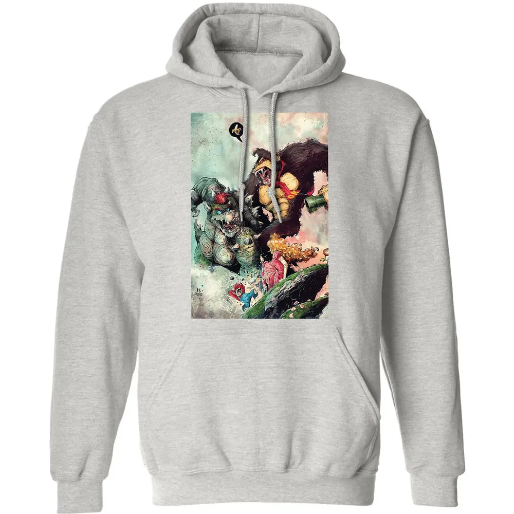 Bowser vs DK Kong Classic Unisex Hoodie - 2