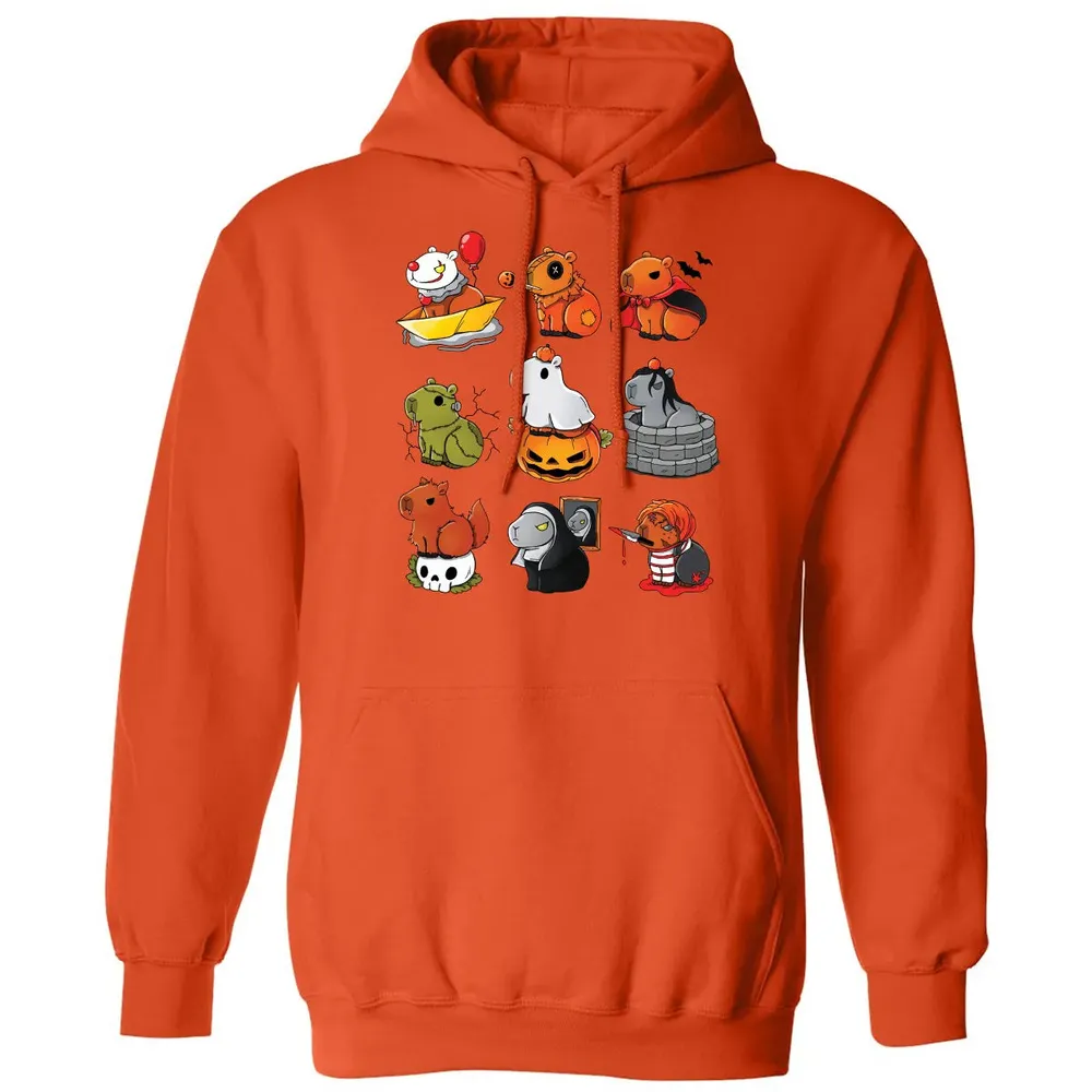 Horror Capybara Classic Unisex Hoodie - 10