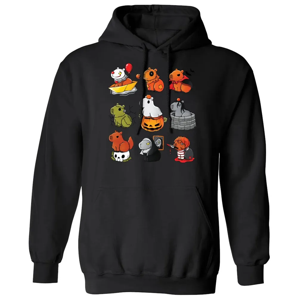 Horror Capybara Classic Unisex Hoodie - 11